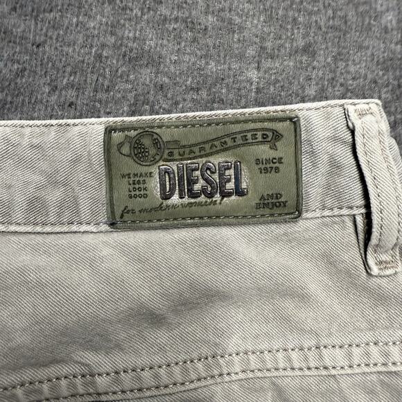 Diesel Fayza Relaxed Boyfriend Low Waist Jeans Womens 30* (tag 26) Gray Thrashed - Picture 6 of 14